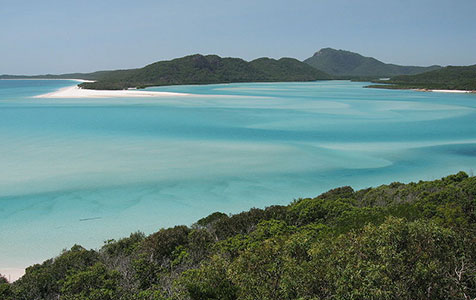 The Whitsunday Islands: windy and wet