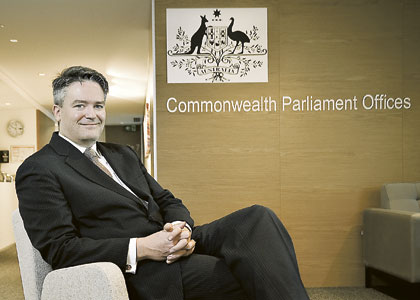 Shaping the national agenda in Cormann’s sights