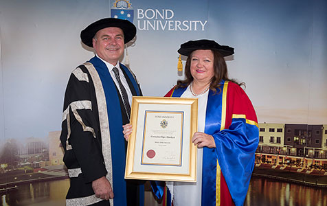 Rinehart awarded honorary doctorate