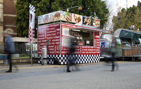 Food vans offer gourmet grub 