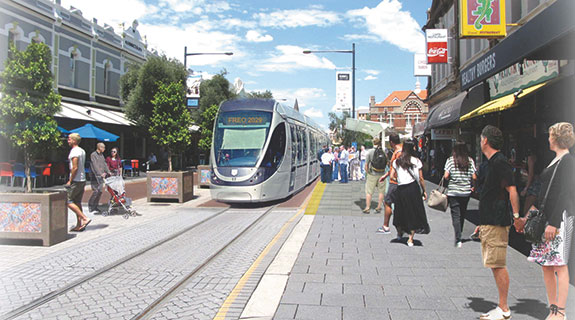 Light rail, freight form Freo plan