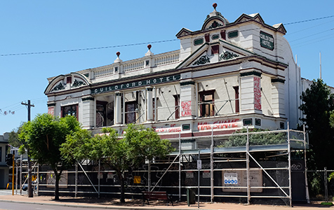 Guildford Hotel inches closer to restoration