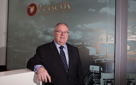 Perseus shares fall on output issues