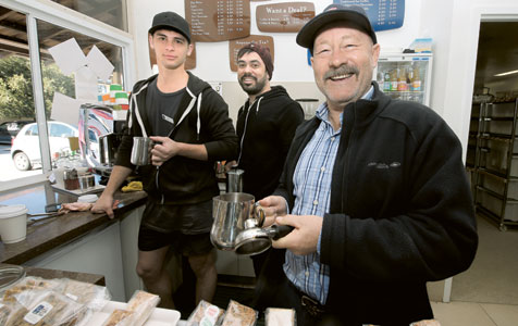 Baker's baristas bring in the crowds