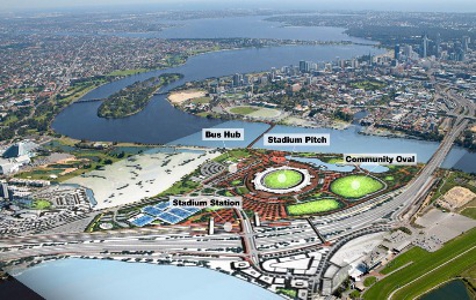 Lend Lease has inside lane on stadium links