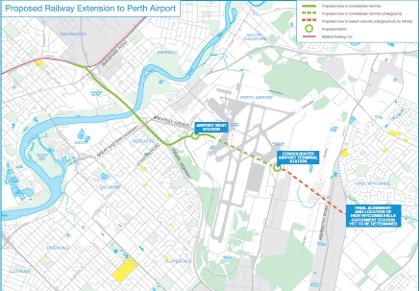 Buswell starts planning airport rail link