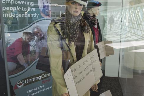 UnitingCare West mannequins tell story of homeless women
