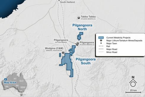 Metalicity spots new lithium targets in world class region