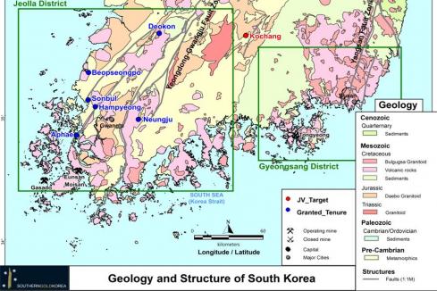 Southern Gold bullish on South Korea