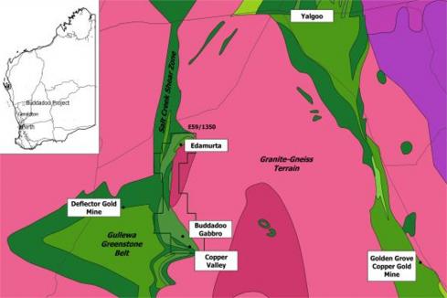 Coziron onto copper/gold targets near Yalgoo   