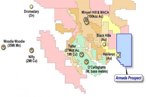 Hot tenement granted to Artemis in Paterson Range