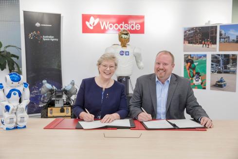Woodside signs deal with space agency