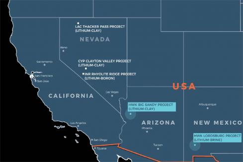 Hawkstone intersects more lithium clay zones in US