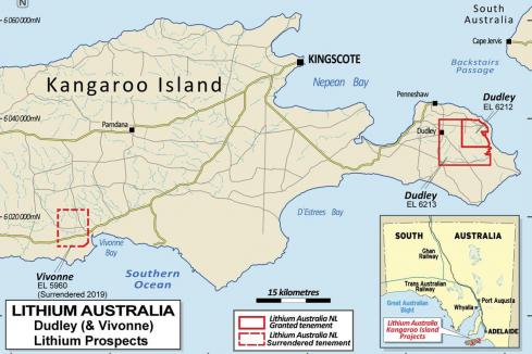 Lithium Australia hits paydirt on Kangaroo Island