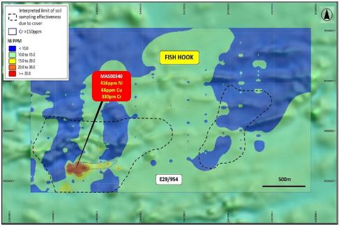 St George identifies large nickel soil anomaly