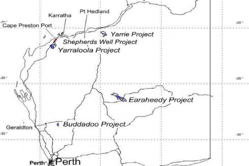 Mineral smorgasbord for Coziron near Karratha