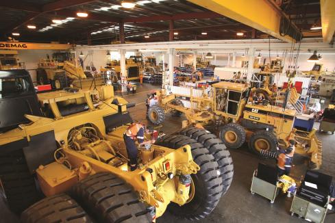 Caterpillar training facility for Collie