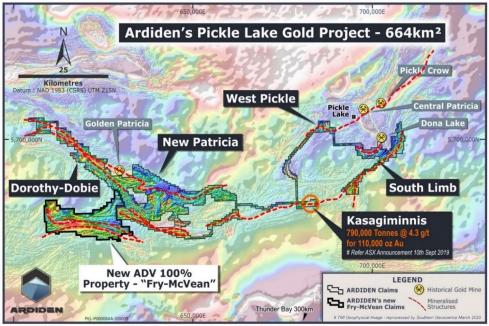 Ardiden amasses huge land bank in rich Canadian goldfield