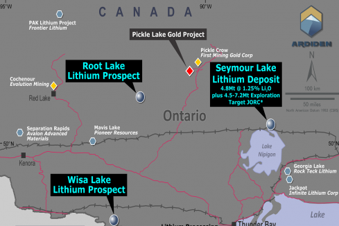 $8.7m boost for Ardiden as lithium assets off-loaded