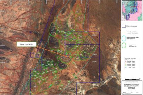 Aldoro homing in on WA lithium pegmatite targets 