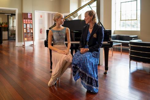 Backers get in step with ballet dancers