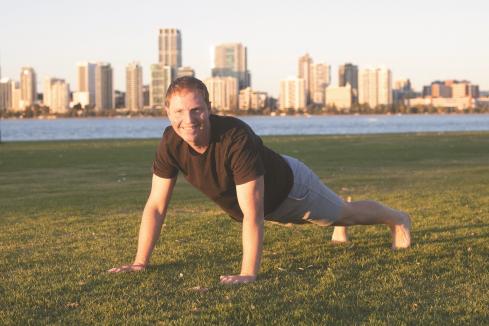 Push-ups push out mental health message