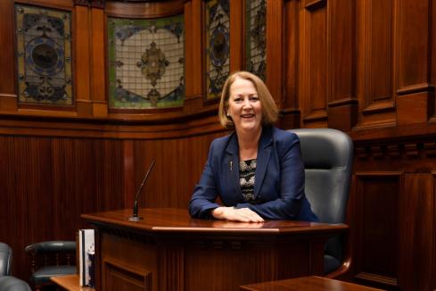 From teacher to speaker, Roberts in box seat
