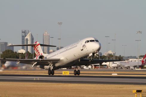 Perth Airport numbers surge