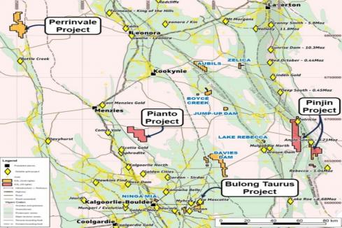 KalGold spots outcropping gold at Perrinvale