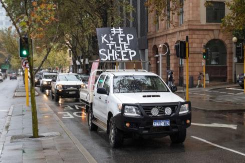 Farmer fury, road tour for sheep ships