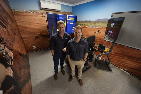 Pilbara civil firm welcomes training simulator