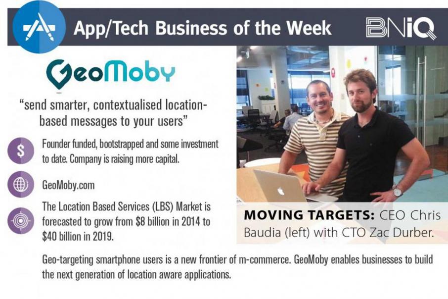 App/tech business of the week – GeoMoby