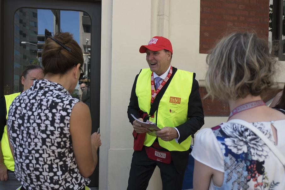 Leaders lend voice to The Big Issue