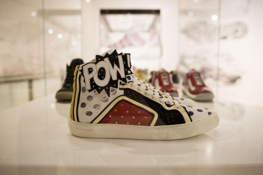  Sneaker lovers get their kicks at art gallery 