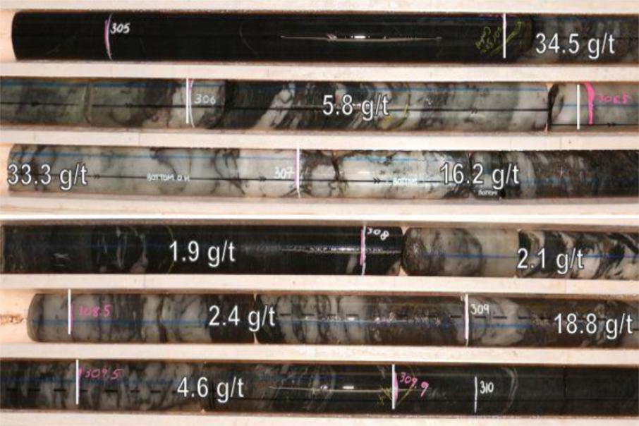 Draig finds high grade gold near old Bellevue mine