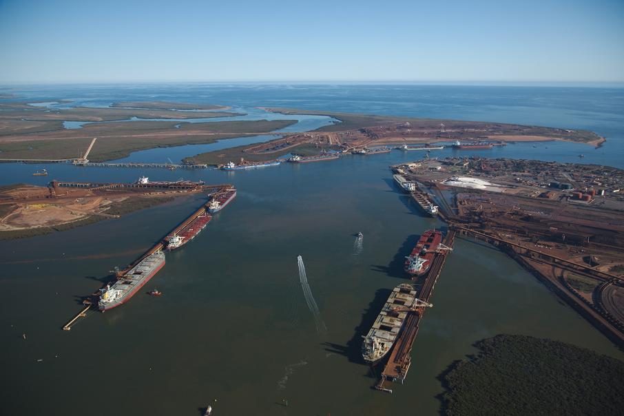 Iron ore drives record Pilbara exports 
