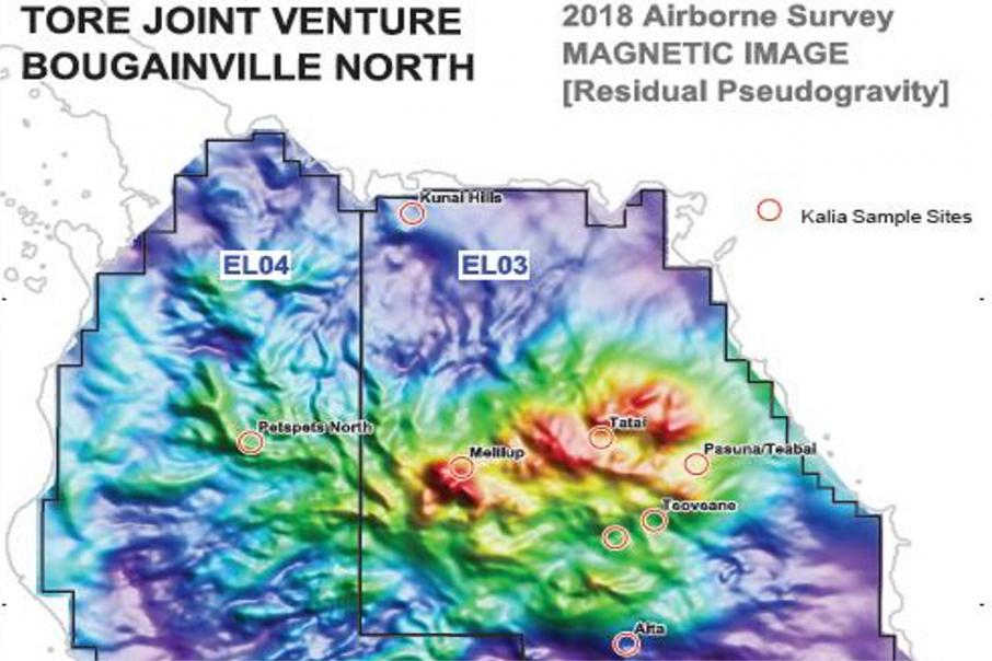 Bougainville project looks prospective for Kalia