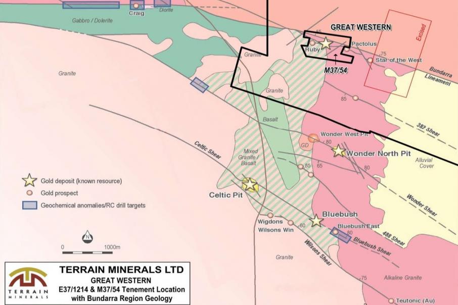 Terrain poised to drill gold target near Leonora