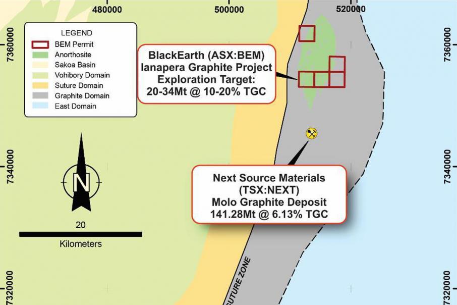 Blackearth eyes new high-grade graphite target