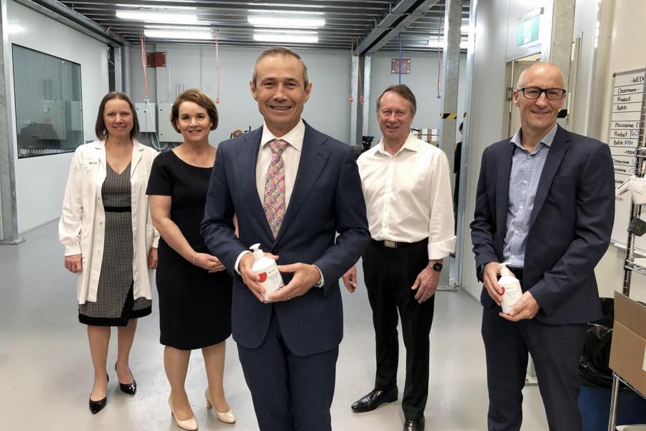 WA manufacturer wins sanitiser contract