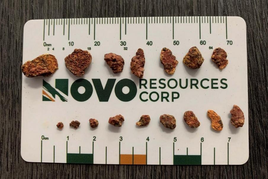 Novo’s processing technology captures nuggety gold