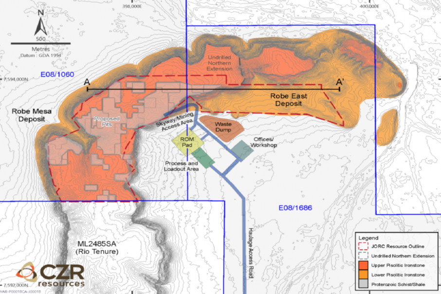 CZR lodges mining application for Pilbara iron ore production