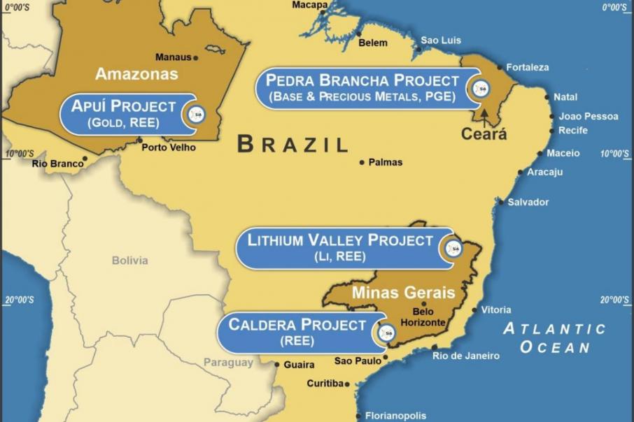 Si6 Metals lands Brazilian lithium, rare earths portfolio