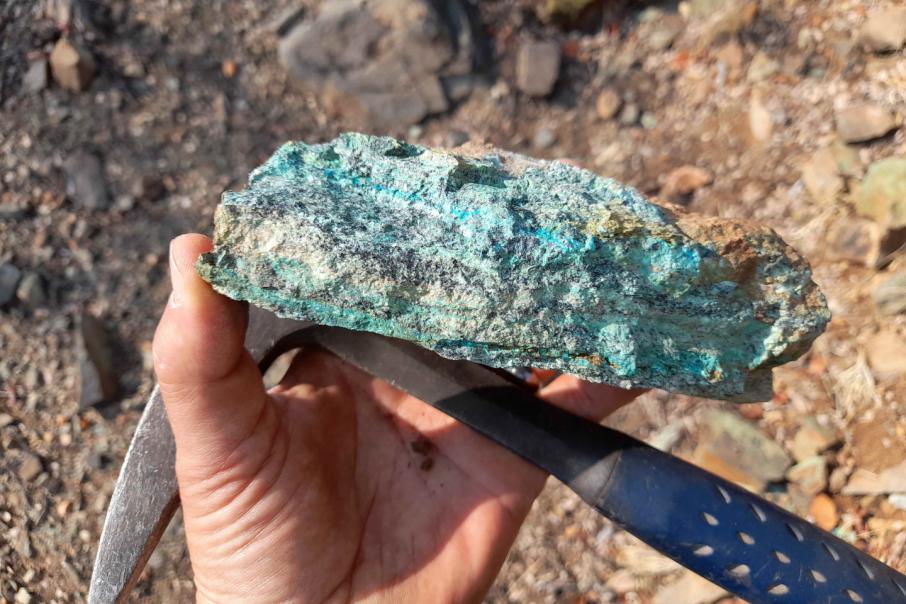 Si6 jags high-grade copper-silver in Botswana