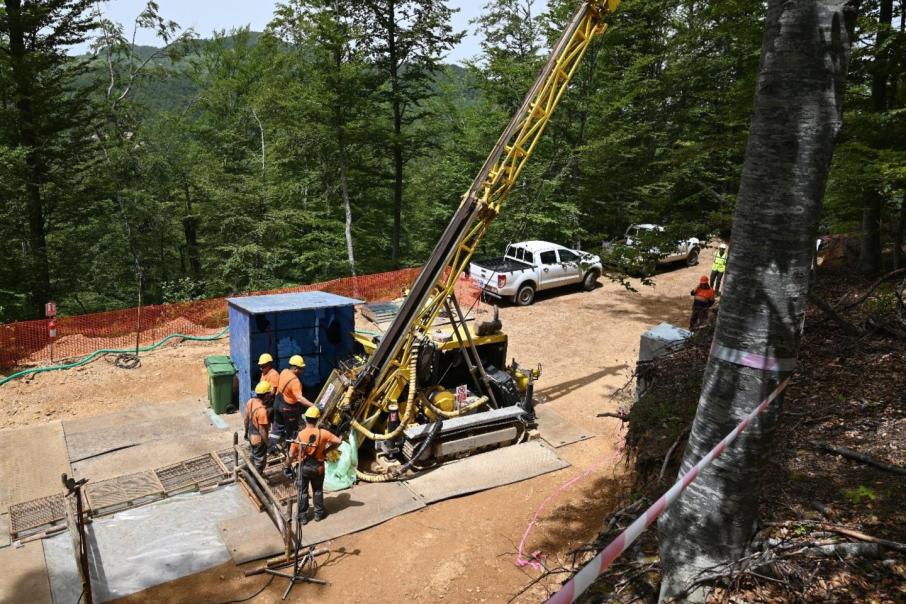 Strickland mounts four-rig assault on Serbian copper-gold