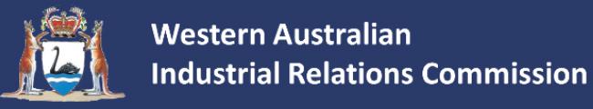 Department of the Registrar Western Australian Industrial Relations Commission